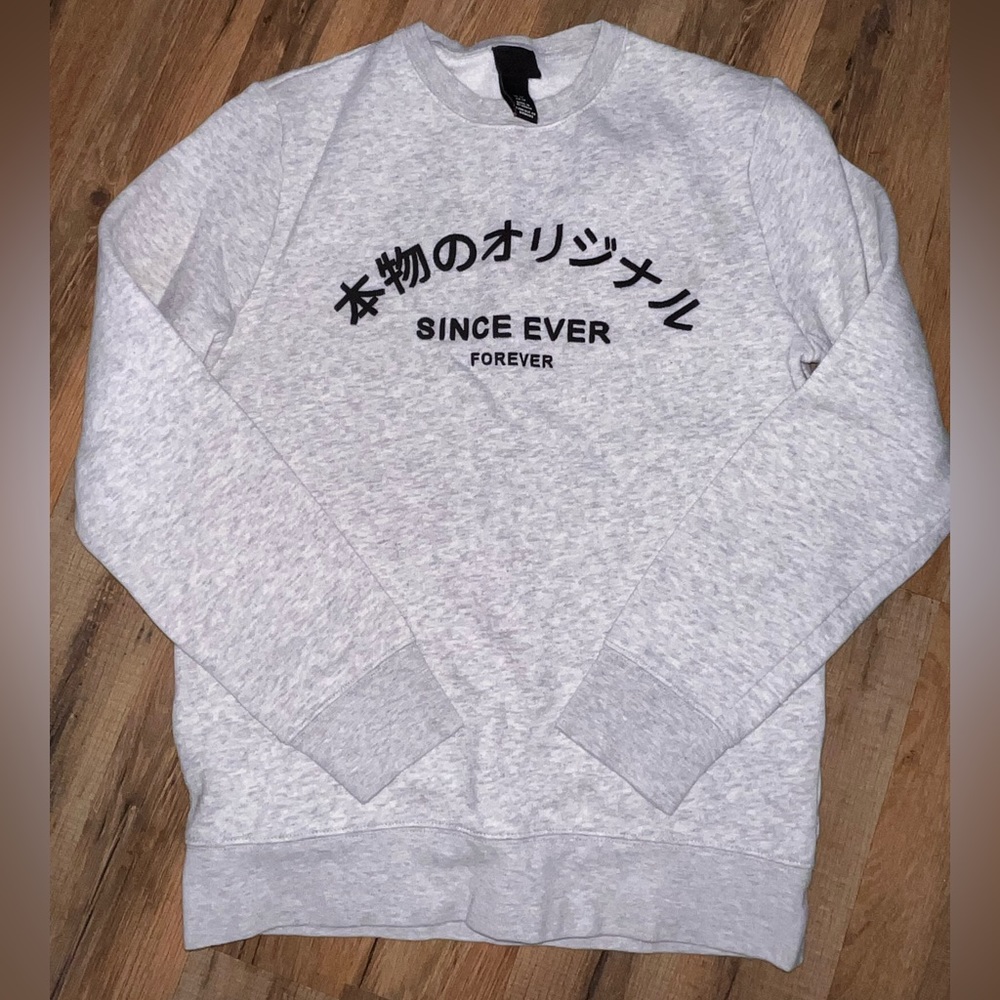 Crew neck sweatshirt